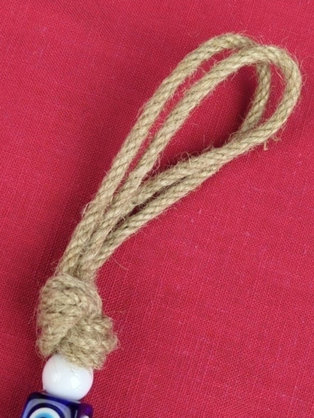 Evil Eye Rope Ornament - Picture 4 of 6